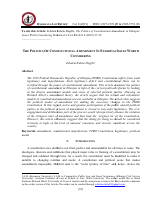 The politics of constitutional amendment in...pdf
